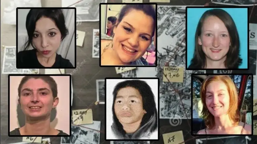 Imagen de las seis mujeres que han sido presuntamente asesinadas en Oregón (EEUU) Imagen de las seis mujeres que han sido presuntamente asesinadas en Oregón (EEUU)