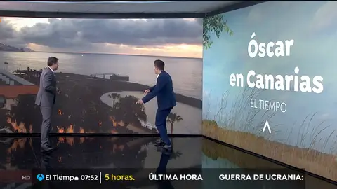 "Oscar" amenaza a Canarias y da una tregua en la Península "Oscar" amenaza a Canarias y da una tregua en la Península