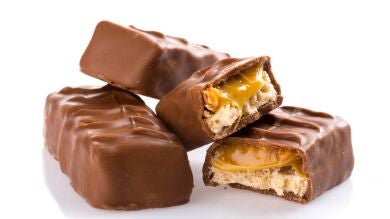 Barritas tipo Twix caseras