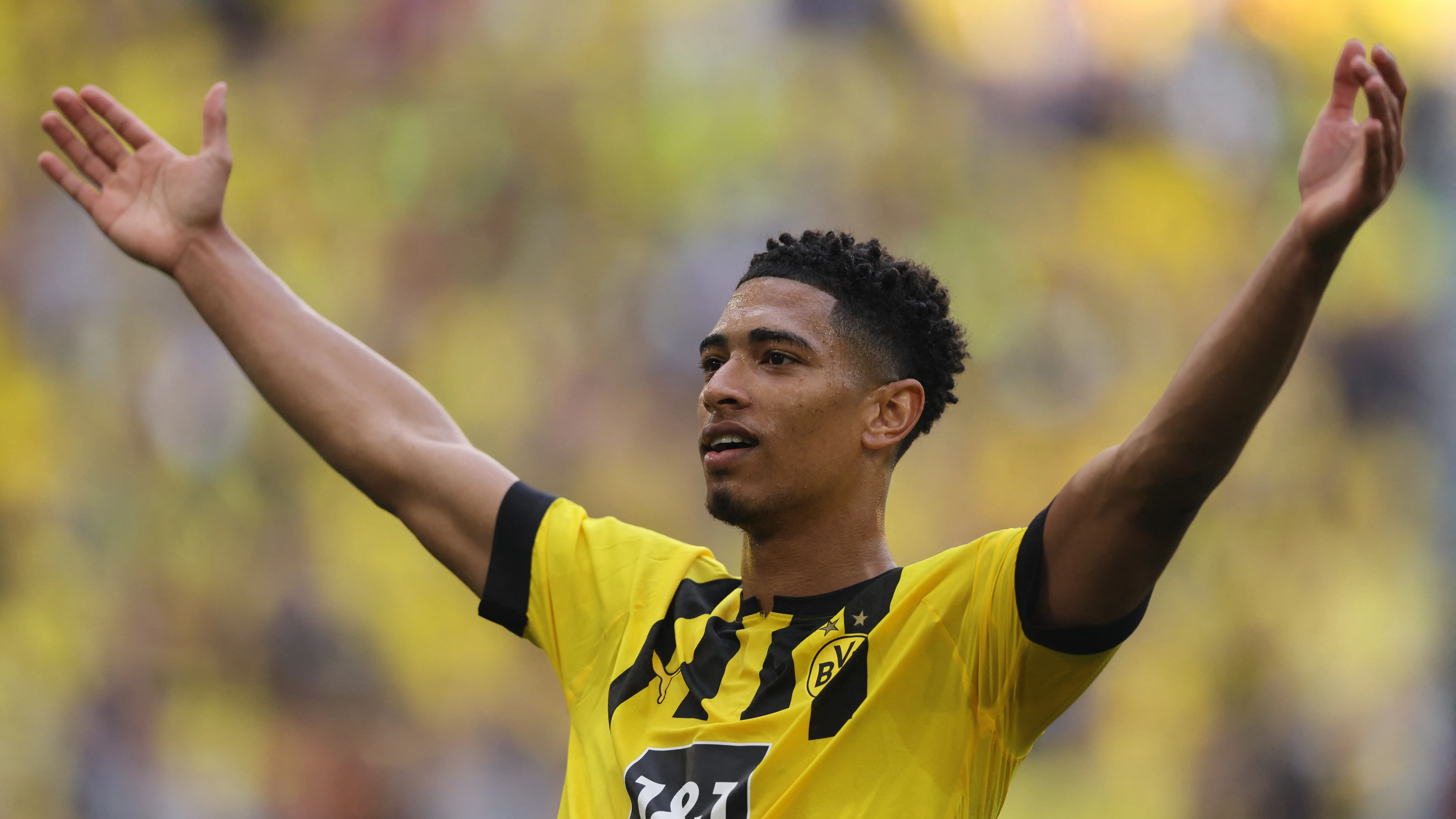 Jude Bellingham, en un partido con el Borussia Dortmund Jude Bellingham, en un partido con el Borussia Dortmund