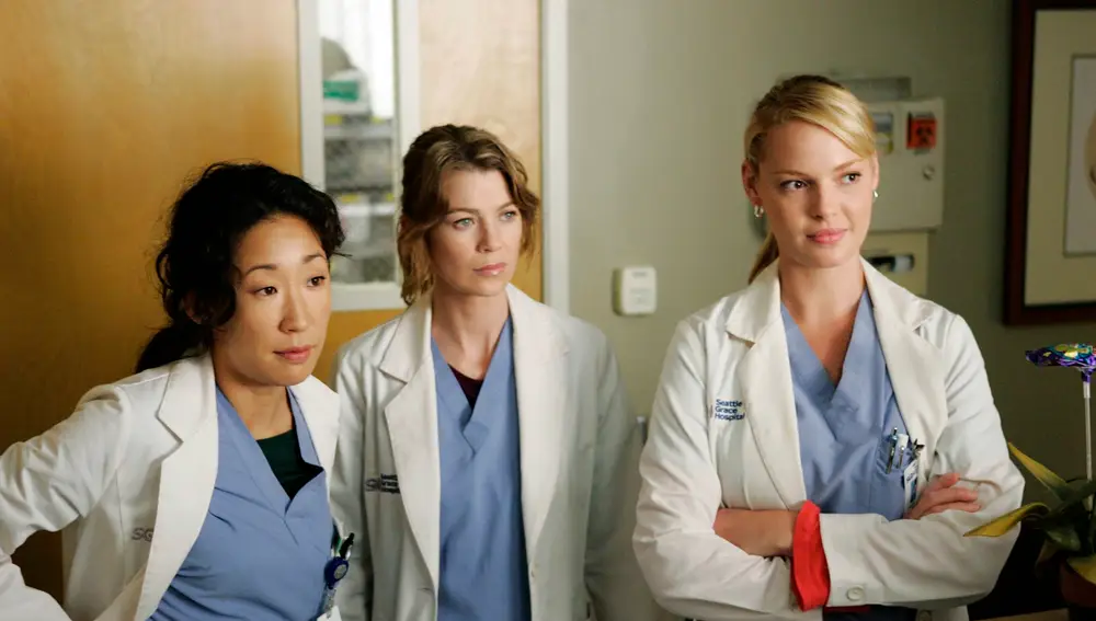 Sandra Oh, Ellen Pompeo y Katherine Heigl: Cristina, Meredith e Izzie en 'Anatomía de Grey'