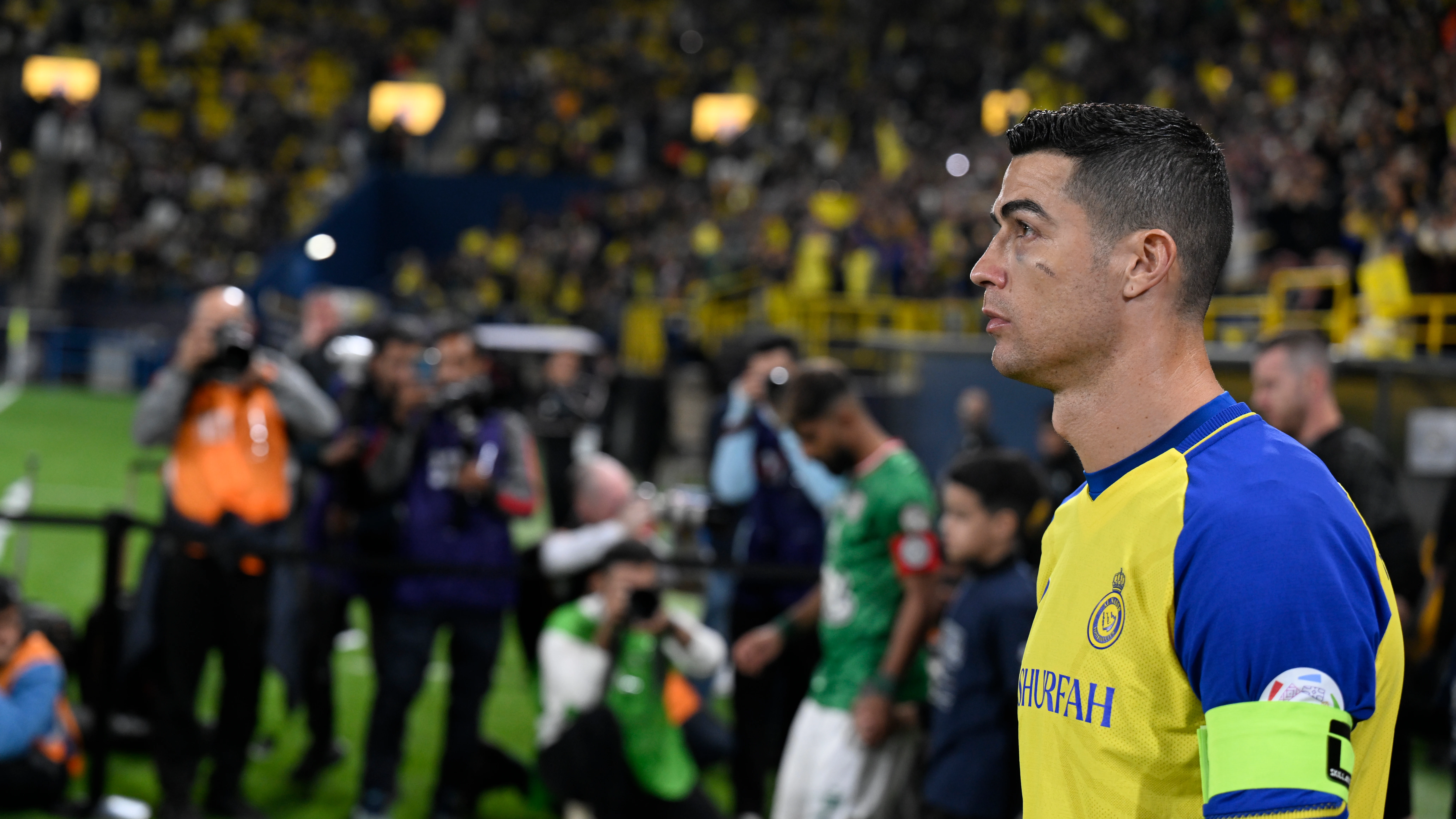 Cristiano Ronaldo, antes de un partido del Al-Nassr Cristiano Ronaldo, antes de un partido del Al-Nassr