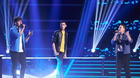 Hugo, Nacho y Álvaro brillan en el escenario con ‘Your song’ en las últimas Batallas Hugo, Nacho y Álvaro brillan en el escenario con ‘Your song’ en las últimas Batallas