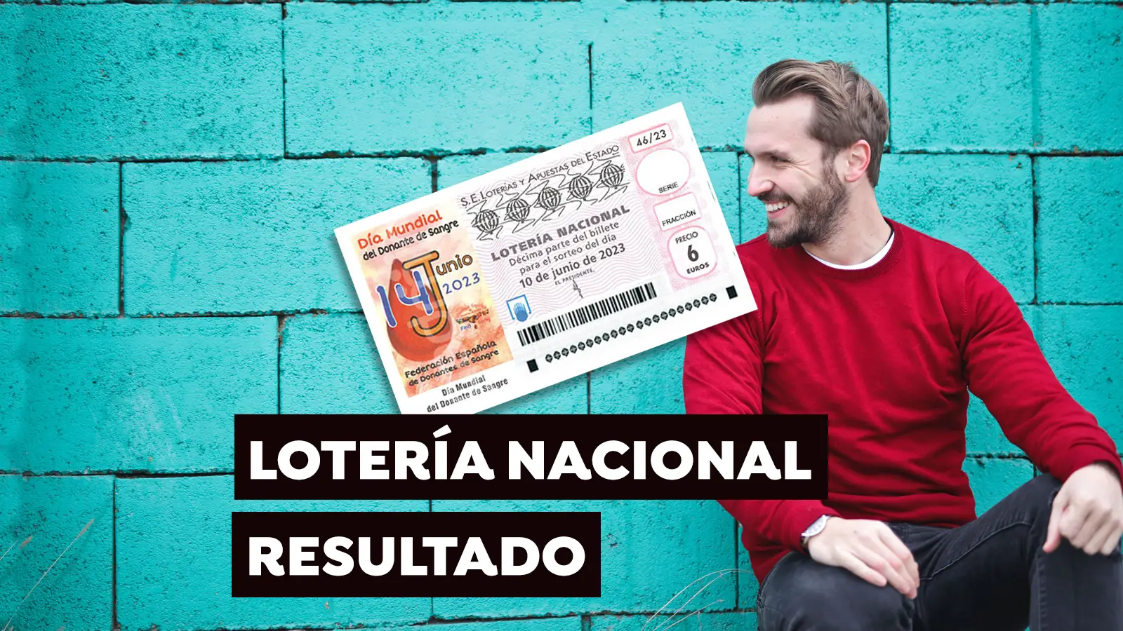 Décimo de la Lotería Nacional del sábado 10 de junio de 2023 Décimo de la Lotería Nacional del sábado 10 de junio de 2023
