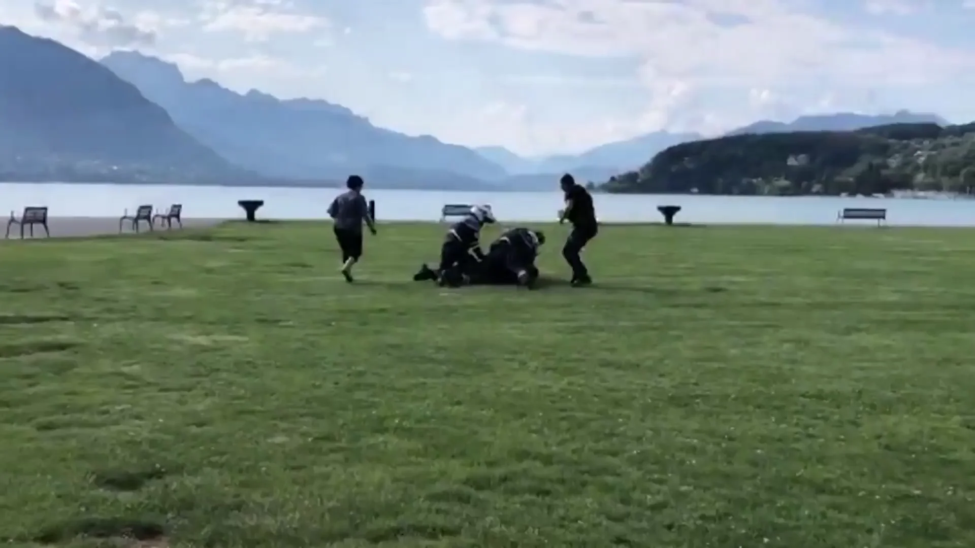 La detención del agresor en Francia La detención del agresor en Francia