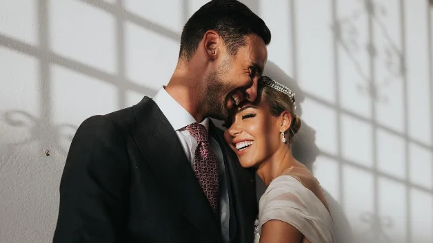 Sergio Rico y Alba Silva el día de su boda Sergio Rico y Alba Silva el día de su boda