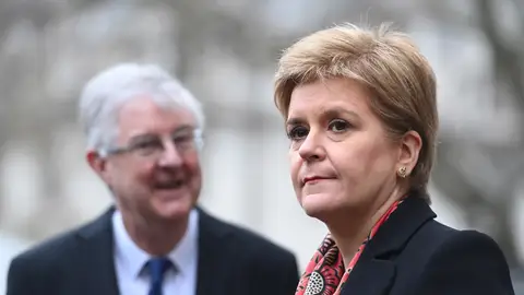 La ex ministra principal de Escocia, Nicola Sturgeon