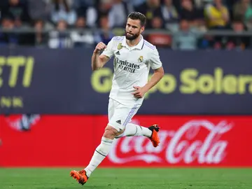 Nacho celebra un gol con el Real Madrid Nacho celebra un gol con el Real Madrid