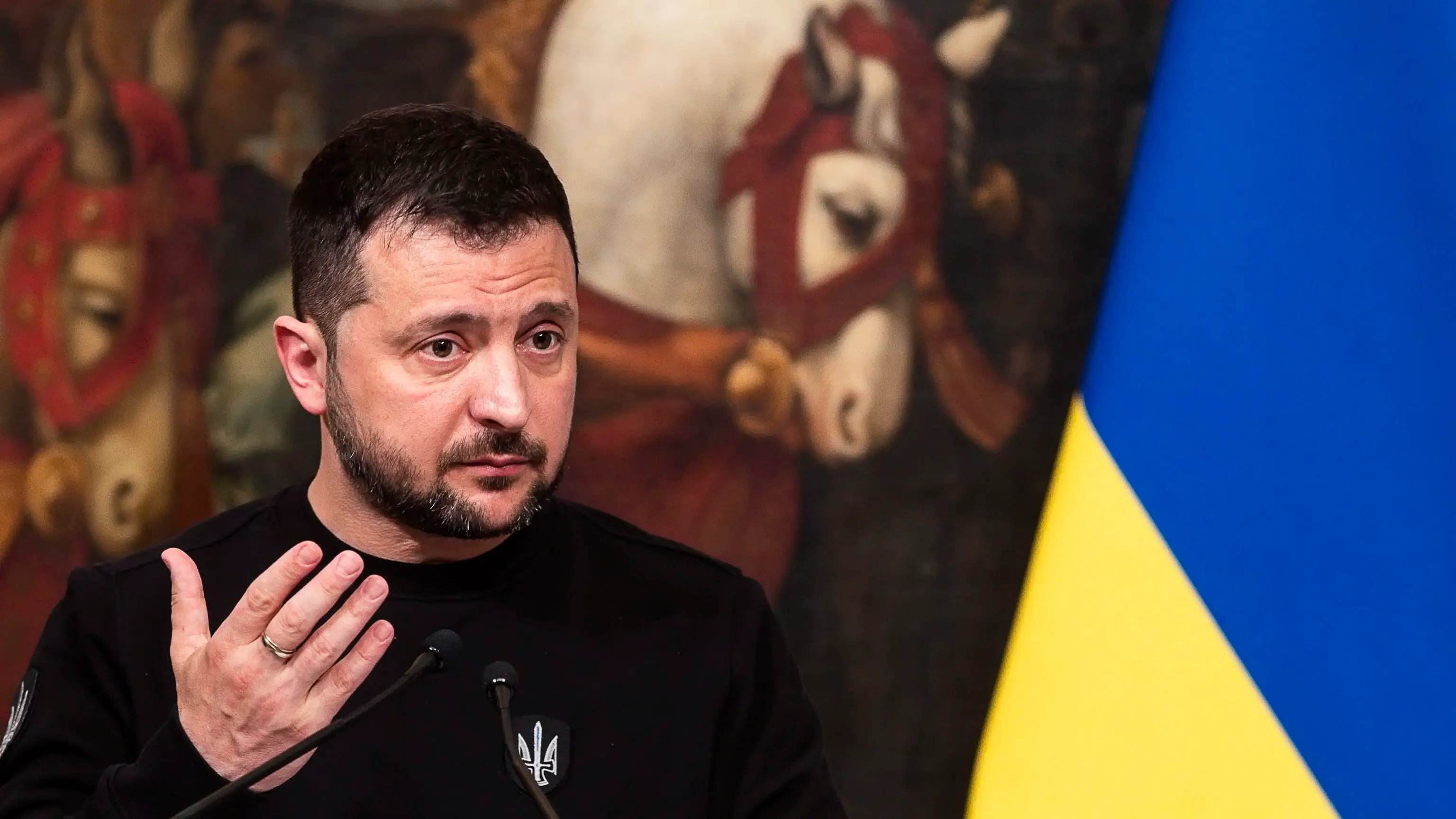 El presidente ucraniano, Volodímir Zelenski. El presidente ucraniano, Volodímir Zelenski.