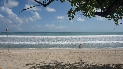 Playa de Kuta, en Bali (Indonesia)