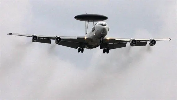 Imagen de archivo de un avi&oacute;n de la OTAN AwacS