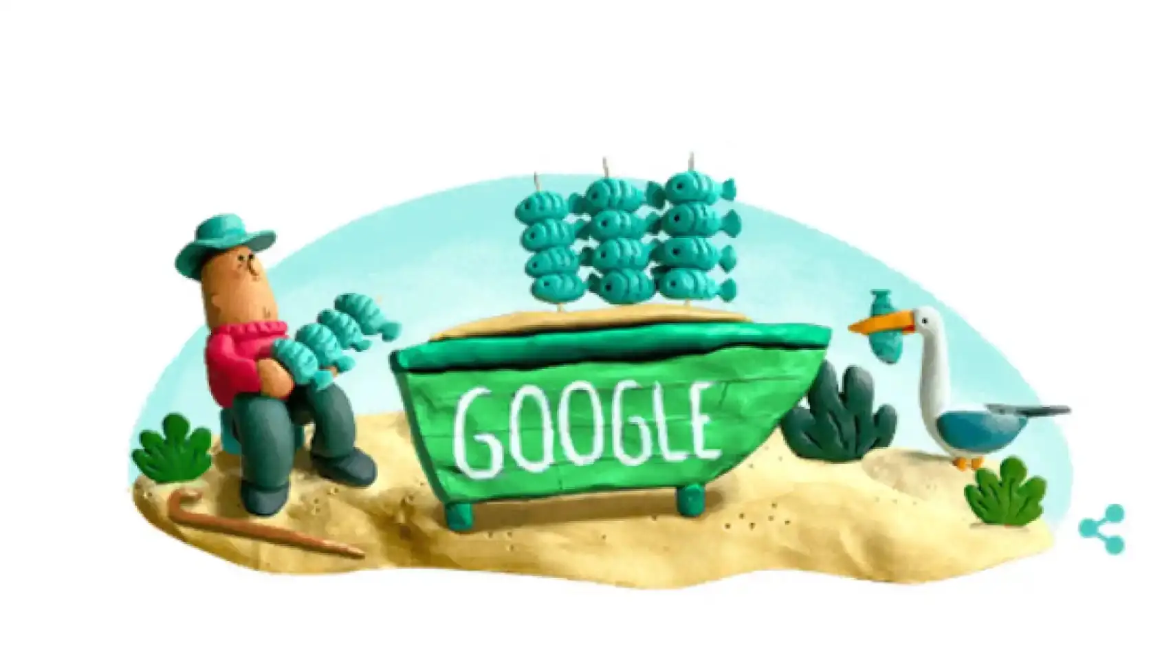 El espeto, protagonista de Google este lunes