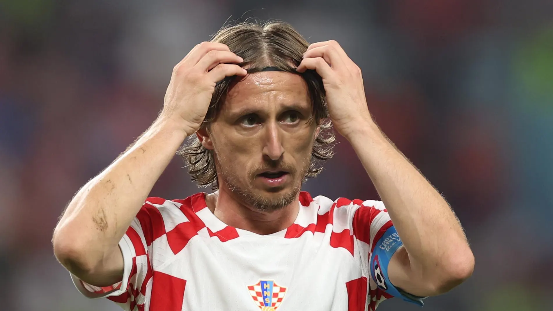 Luka Modric con la camiseta de Croacia