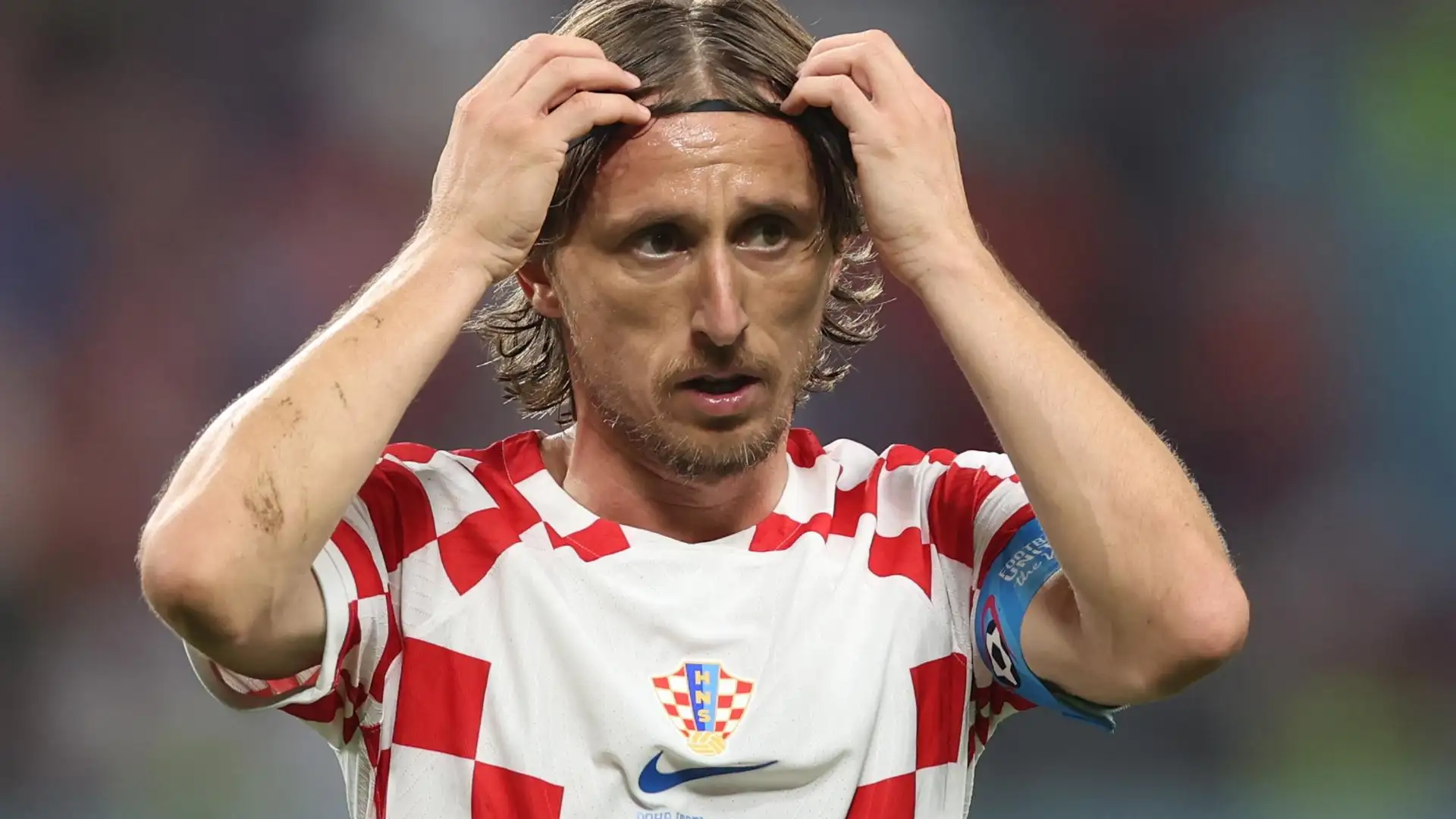 Luka Modric con la camiseta de Croacia