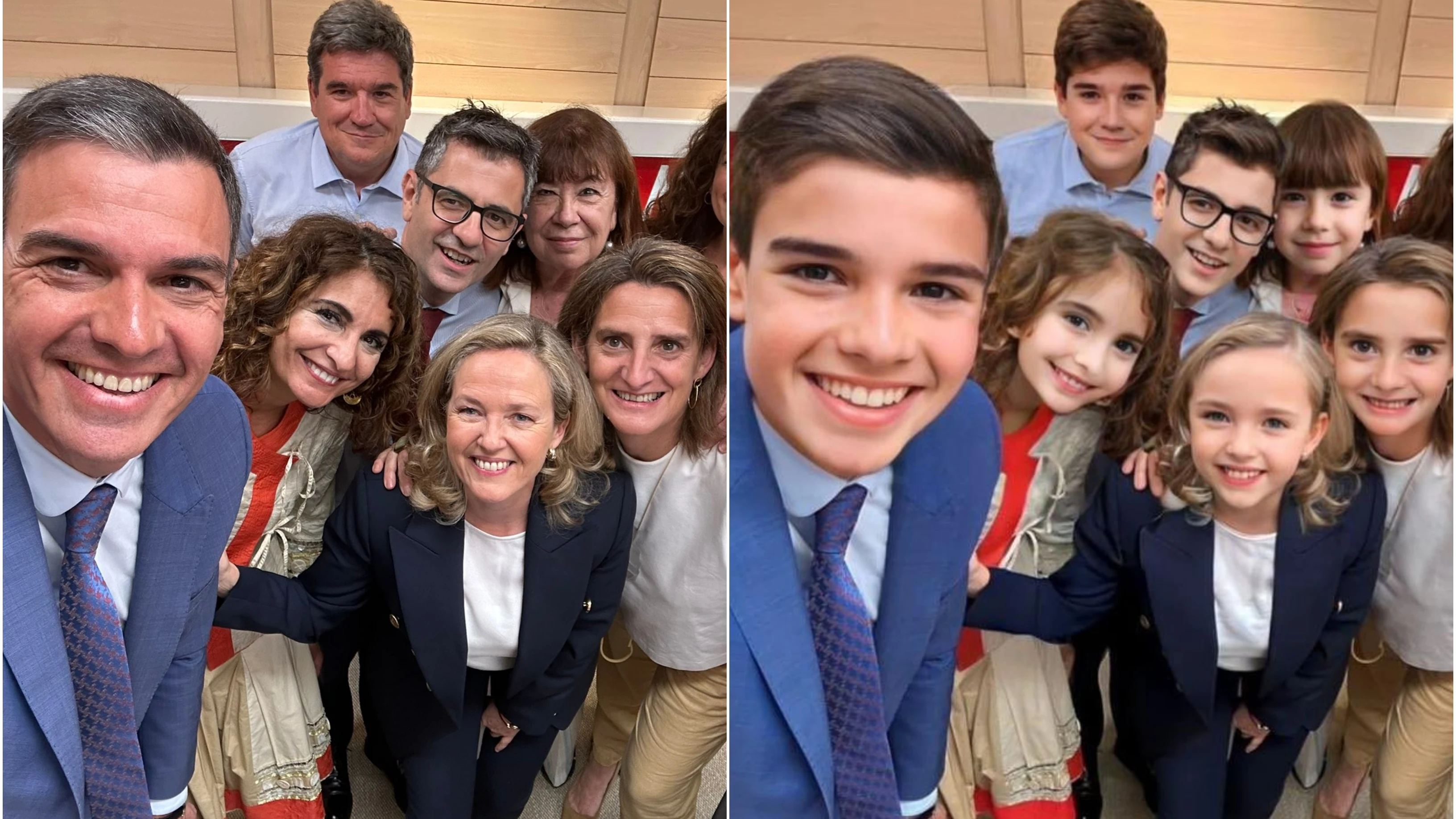 La imagen que ha compartido Nadia Calviño La imagen que ha compartido Nadia Calviño