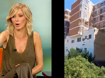 Se derrumba un edificio en Teruel. Se derrumba un edificio en Teruel.