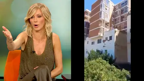 Se derrumba un edificio en Teruel. Se derrumba un edificio en Teruel.