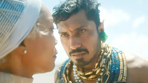 Tenoch Huerta como Namor en 'Black Panther: Wakanda Forever' Tenoch Huerta como Namor en 'Black Panther: Wakanda Forever'