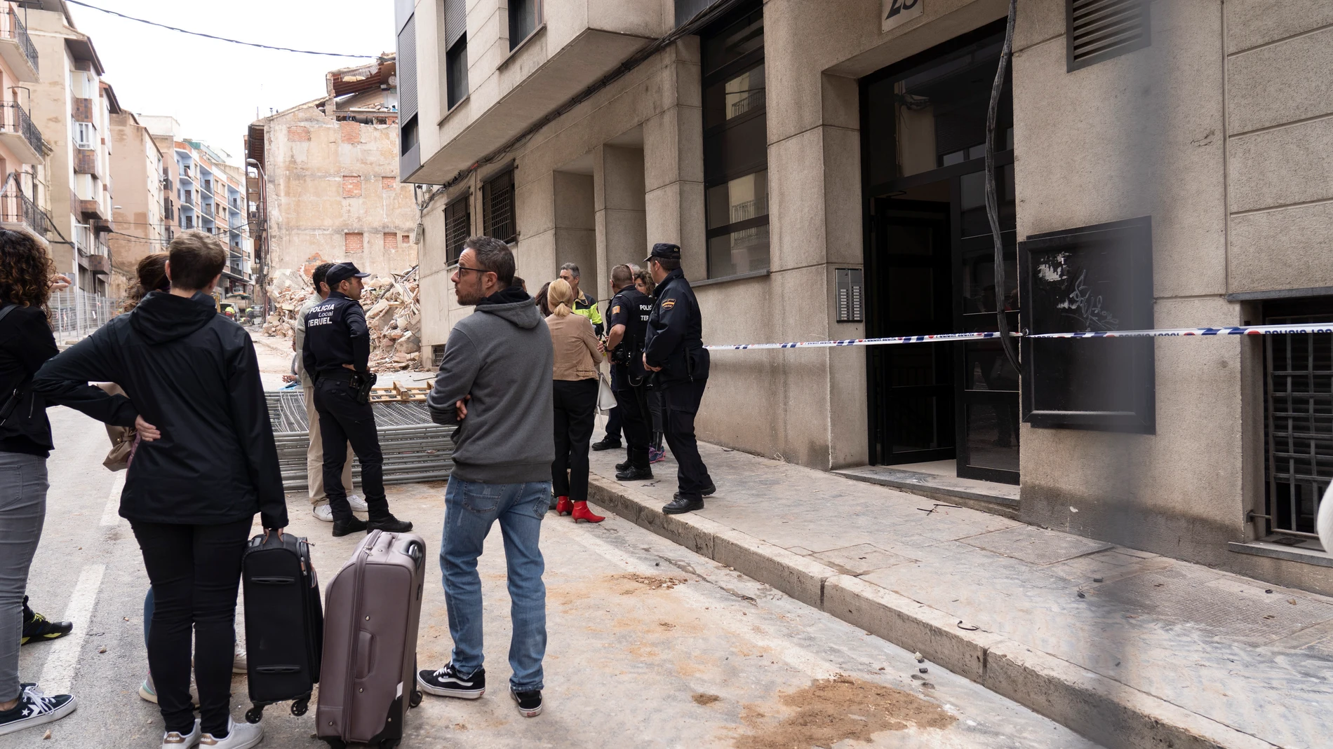 Los vecinos del edificio derrumbado en Teruel habían denunciado Los vecinos del edificio derrumbado en Teruel habían denunciado