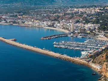 Imagen de archivo del puerto de Xàbia Imagen de archivo del puerto de Xàbia