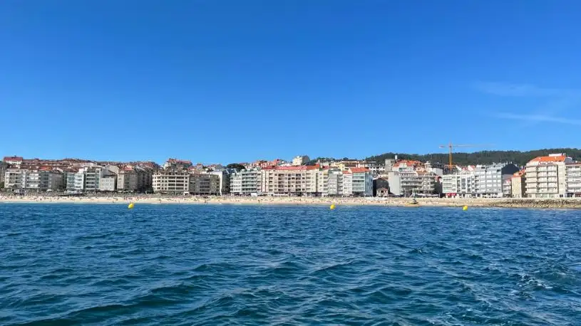 Vista de Sanxenxo desde el mar Vista de Sanxenxo desde el mar