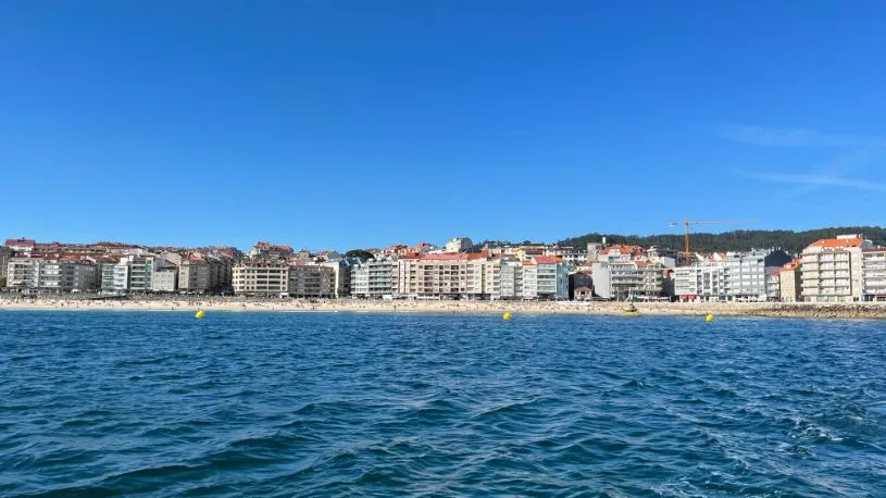 Vista de Sanxenxo desde el mar Vista de Sanxenxo desde el mar