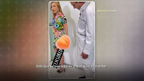 Carmen Lomana en Espejo Público. Carmen Lomana en Espejo Público.