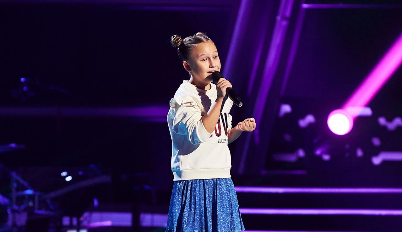 Dulce enternece a Rosario cantando una vez más ‘Qué bonito’ en ‘La Voz Kids’