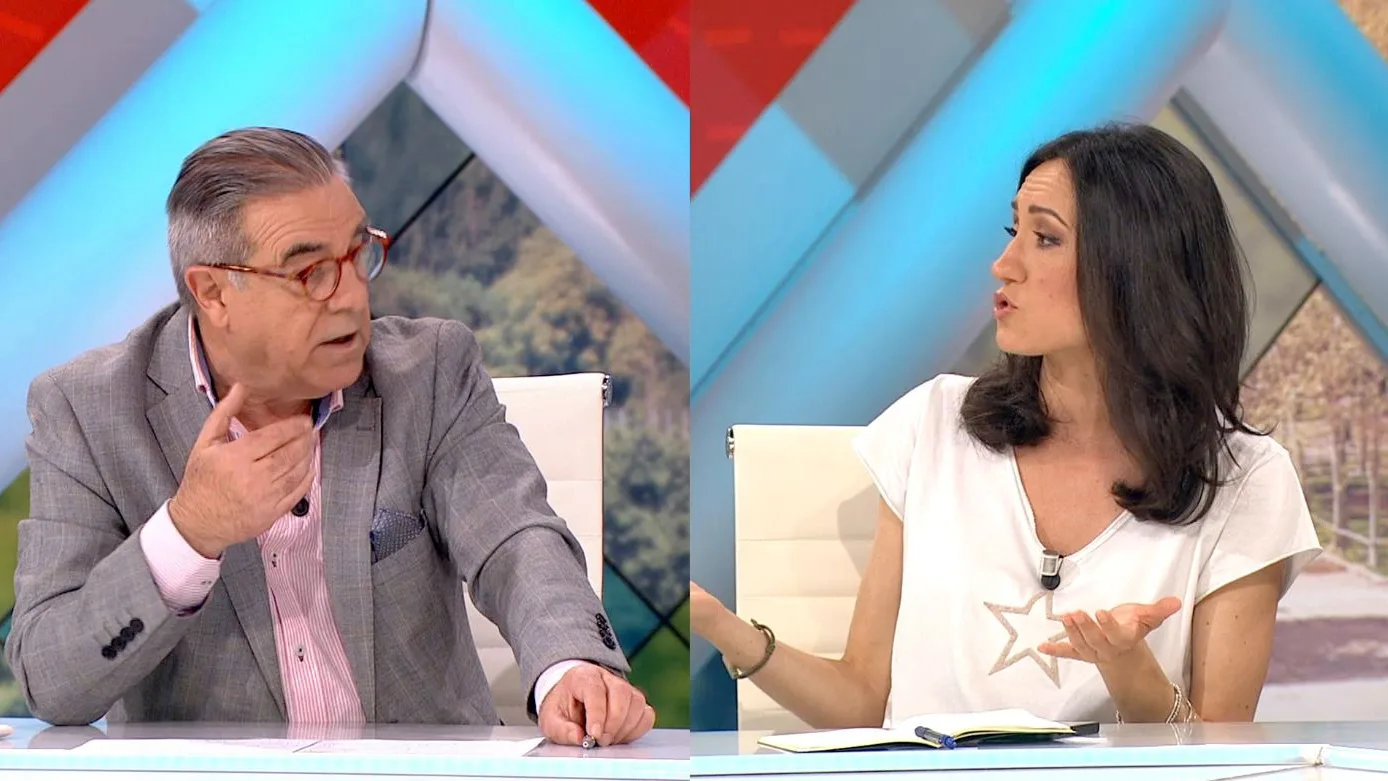 Graciano Palomo en Espejo Público. Graciano Palomo en Espejo Público.
