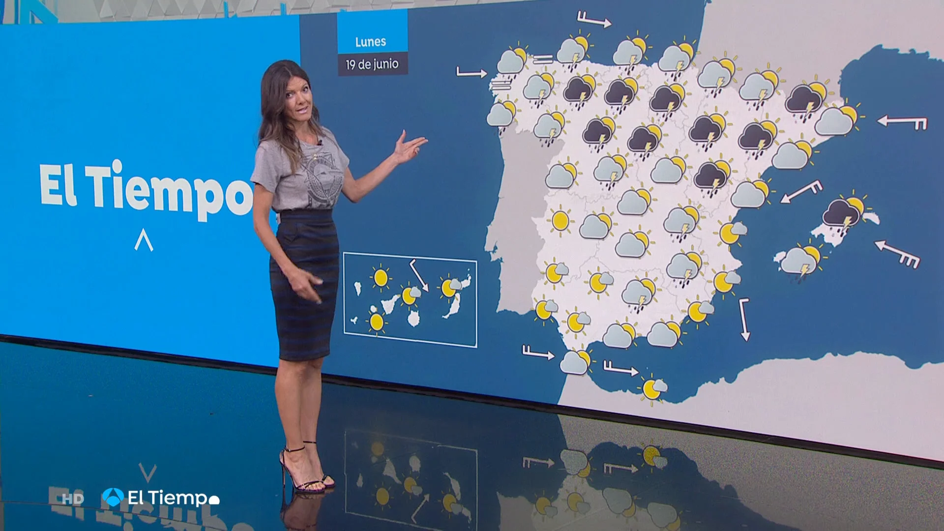  (18-06-23) En zonas de Galicia, Cant&aacute;brico y alto Ebro, chubascos y tormentas localmente fuertes