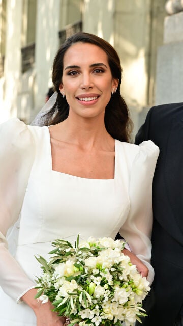 Carolina Trillo, en su boda