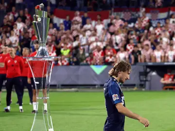 Luka Modric, tras perder la final de la Nations League ante España Luka Modric, tras perder la final de la Nations League ante España