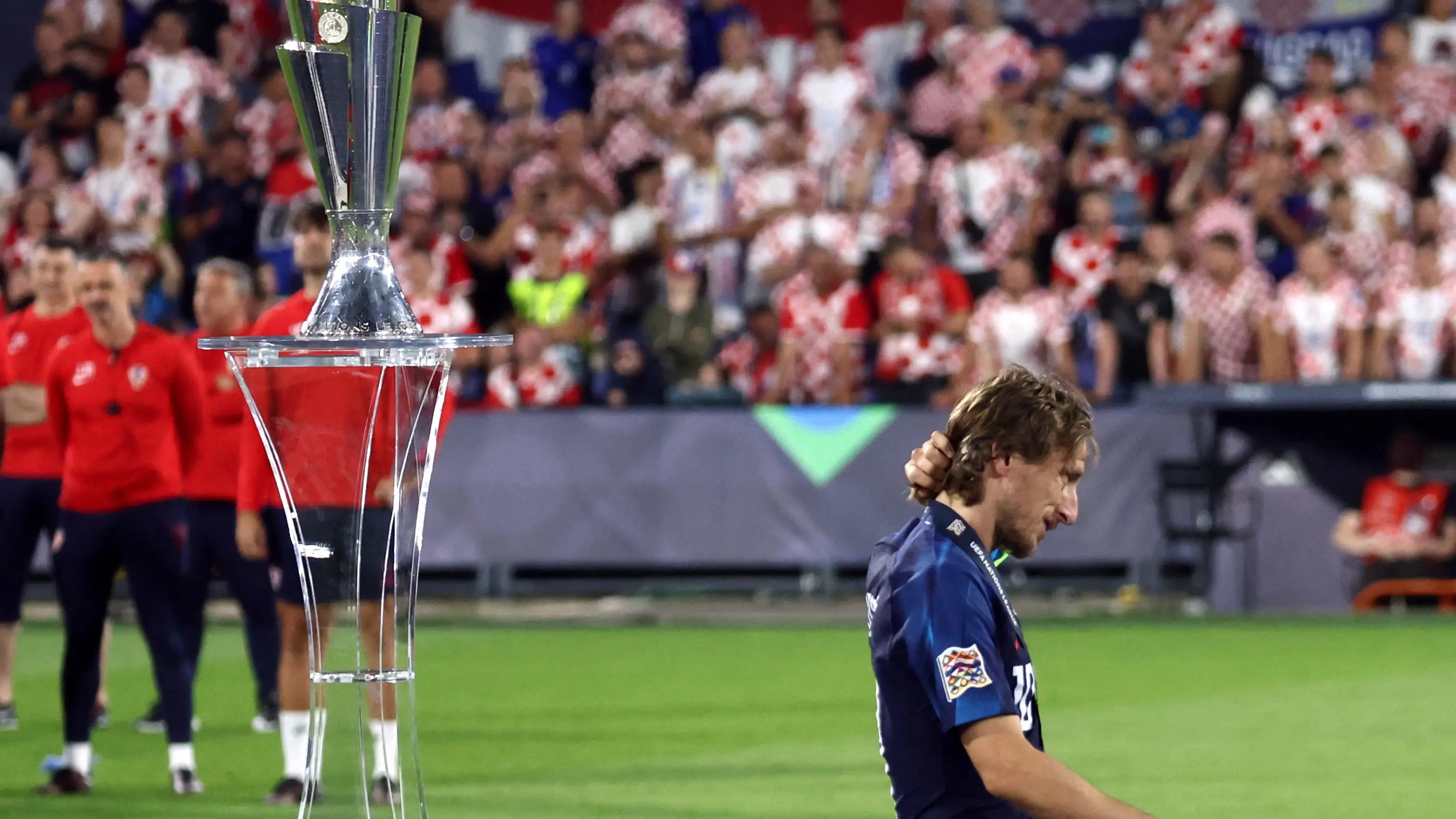 Luka Modric, tras perder la final de la Nations League ante España Luka Modric, tras perder la final de la Nations League ante España