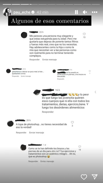 Los comentarios que ha recibido Paula Echevarría en su última publicación Los comentarios que ha recibido Paula Echevarría en su última publicación