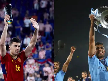 Rodrigo Hernández, protagonista con España y con el City Rodrigo Hernández, protagonista con España y con el City