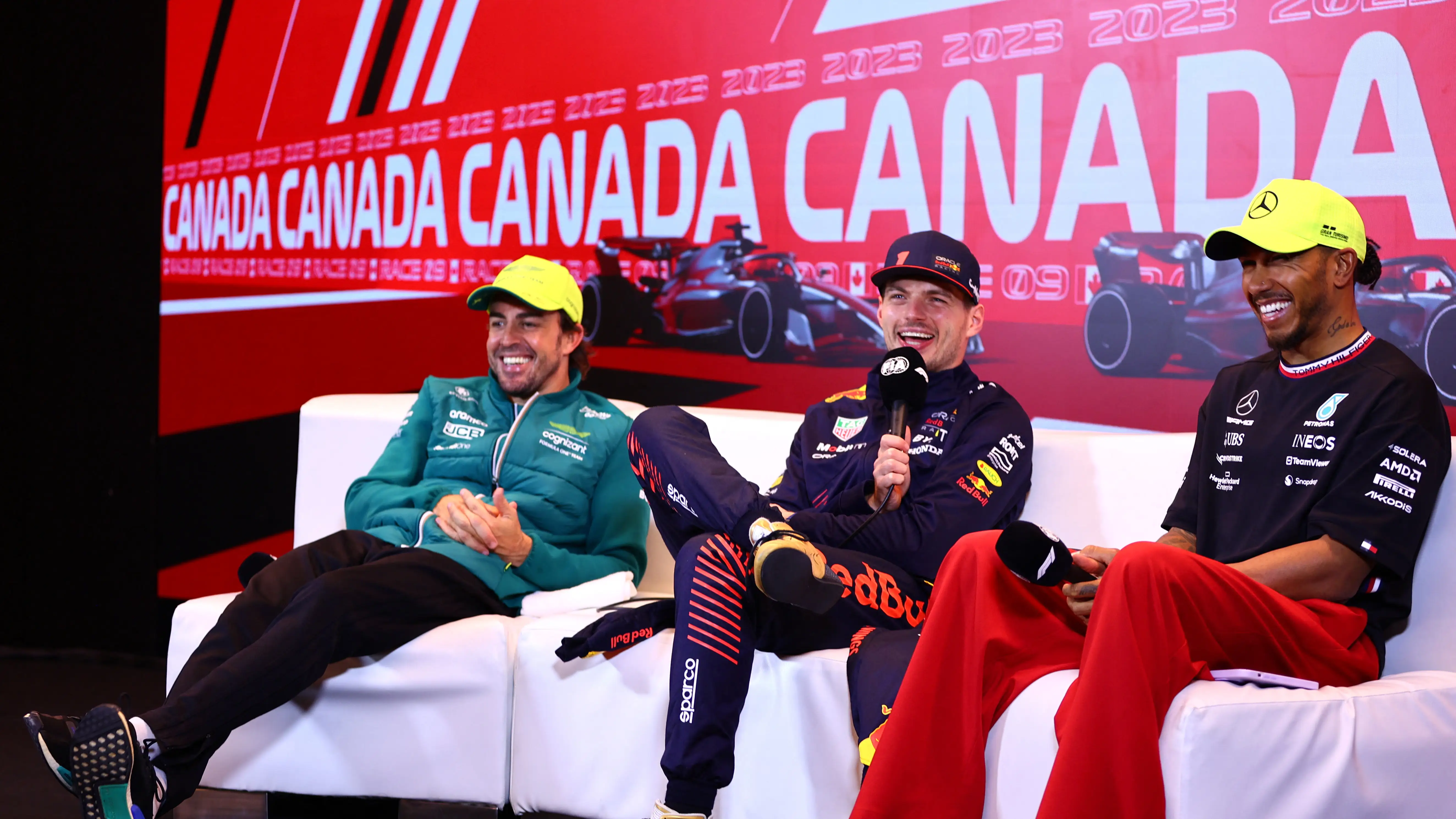 Fernando Alonso, Verstappen y Hamilton tras el GP de Canad&aacute;
