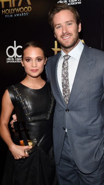 Armie Hammer y Alicia Vikander