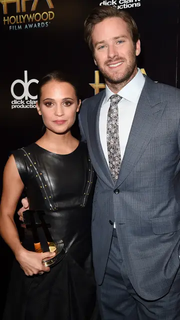 Armie Hammer y Alicia Vikander Armie Hammer y Alicia Vikander