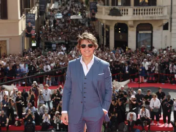 Tom Cruise en el estreno de 'Misión Imposible 7' en Roma Tom Cruise en el estreno de 'Misión Imposible 7' en Roma