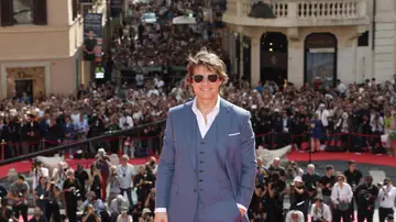 Tom Cruise en el estreno de &#39;Misión Imposible 7&#39; en Roma