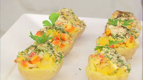 Patatas rellenas de surimi, una receta sencilla de Arguiñano y que llama mucho la atención Patatas rellenas de surimi, una receta sencilla de Arguiñano y que llama mucho la atención
