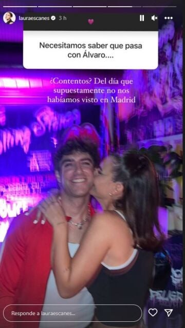 Laura Escanes comparte una foto con Álvaro de Luna