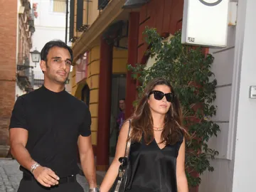 Tana Rivera y su novio, Miguel Vega Tana Rivera y su novio, Miguel Vega