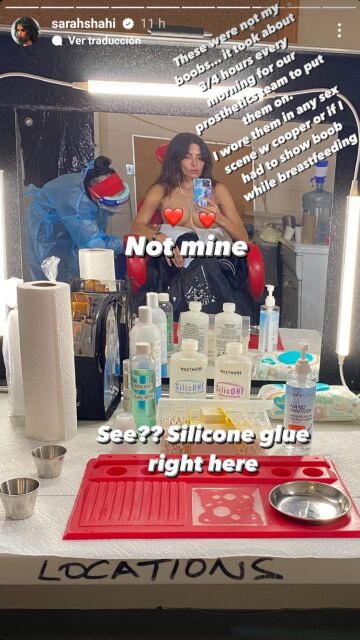 Captura de pantalla del Instagram de Sarah Shahi