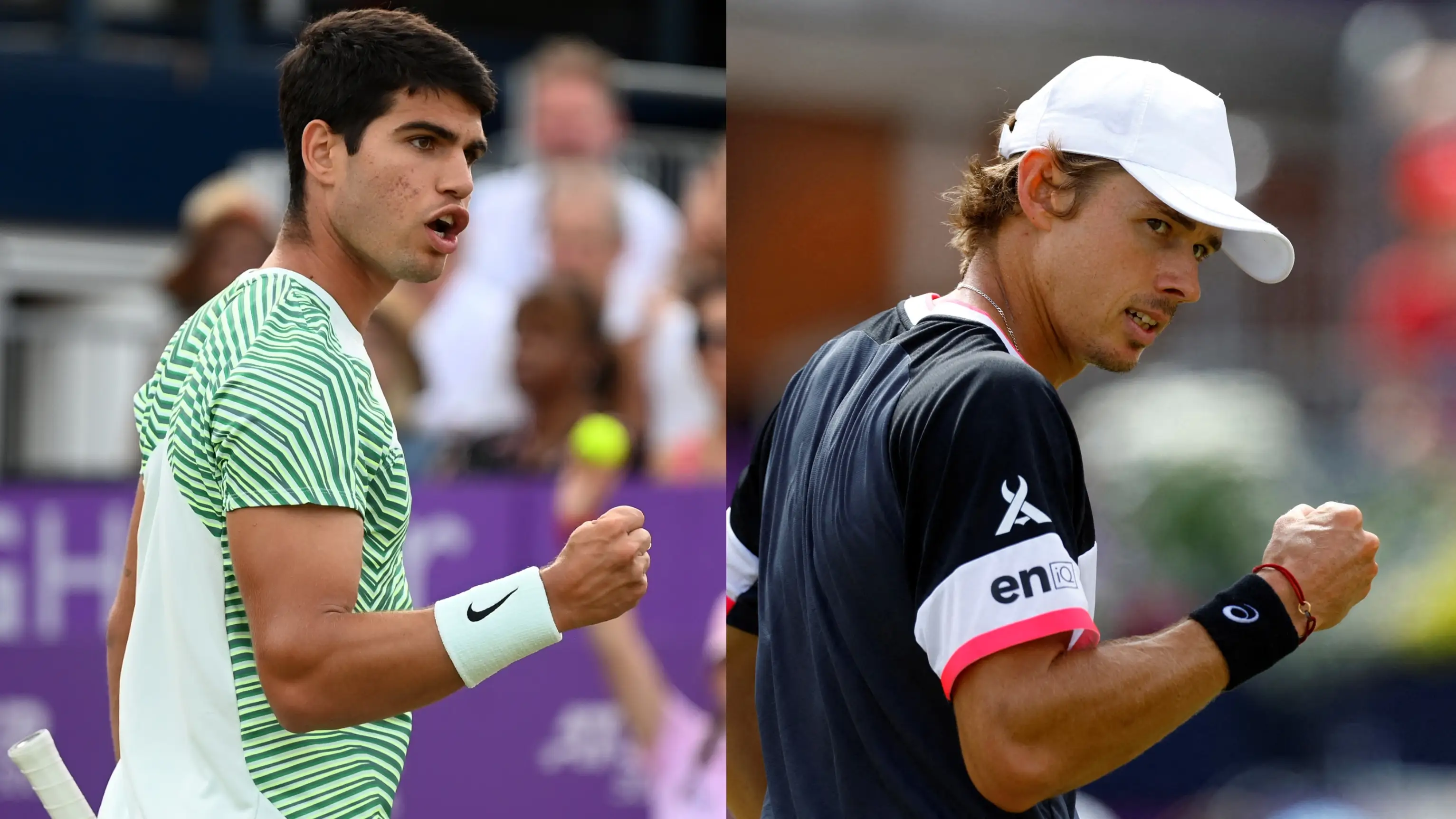 Carlos Alcaraz - Álex de Miñaur: horario y dónde ver la final del torneo de Queen's Carlos Alcaraz - Álex de Miñaur: horario y dónde ver la final del torneo de Queen's