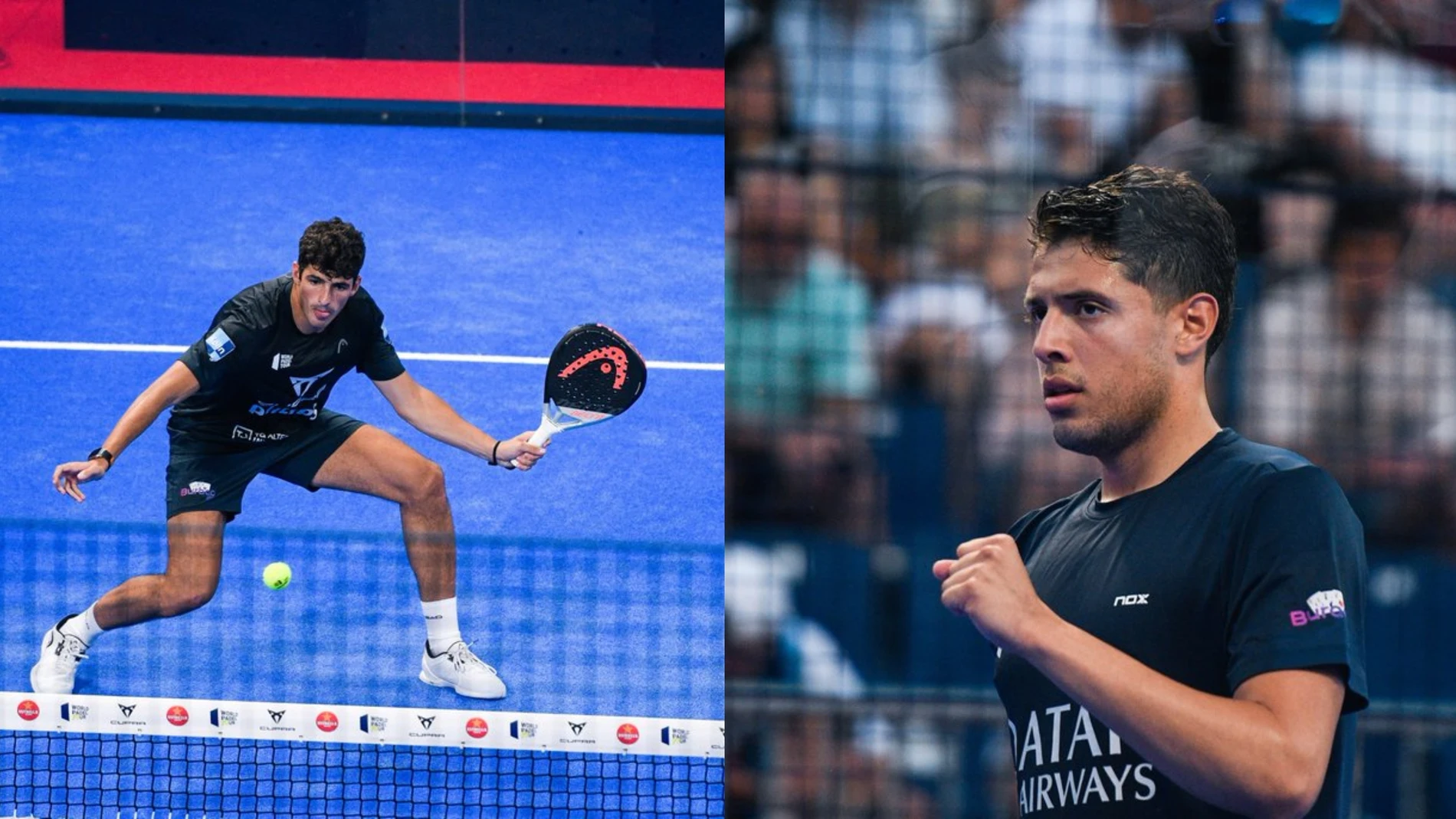 Arturo Coello y Agustín Tapia, en acción en el Valladolid Master Arturo Coello y Agustín Tapia, en acción en el Valladolid Master