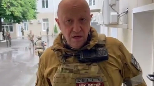 El jefe del grupo de mercenarios Wagner, Yevgeni Prigozhin