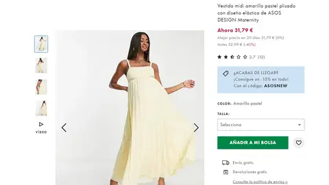 Vestido de embarazada Vestido de embarazada