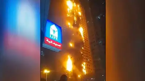 Incendio rascacielos Emiratos Incendio rascacielos Emiratos