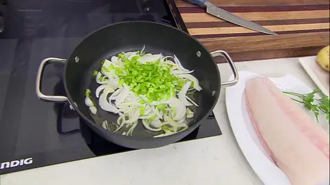 Pocha las verduras paso 1